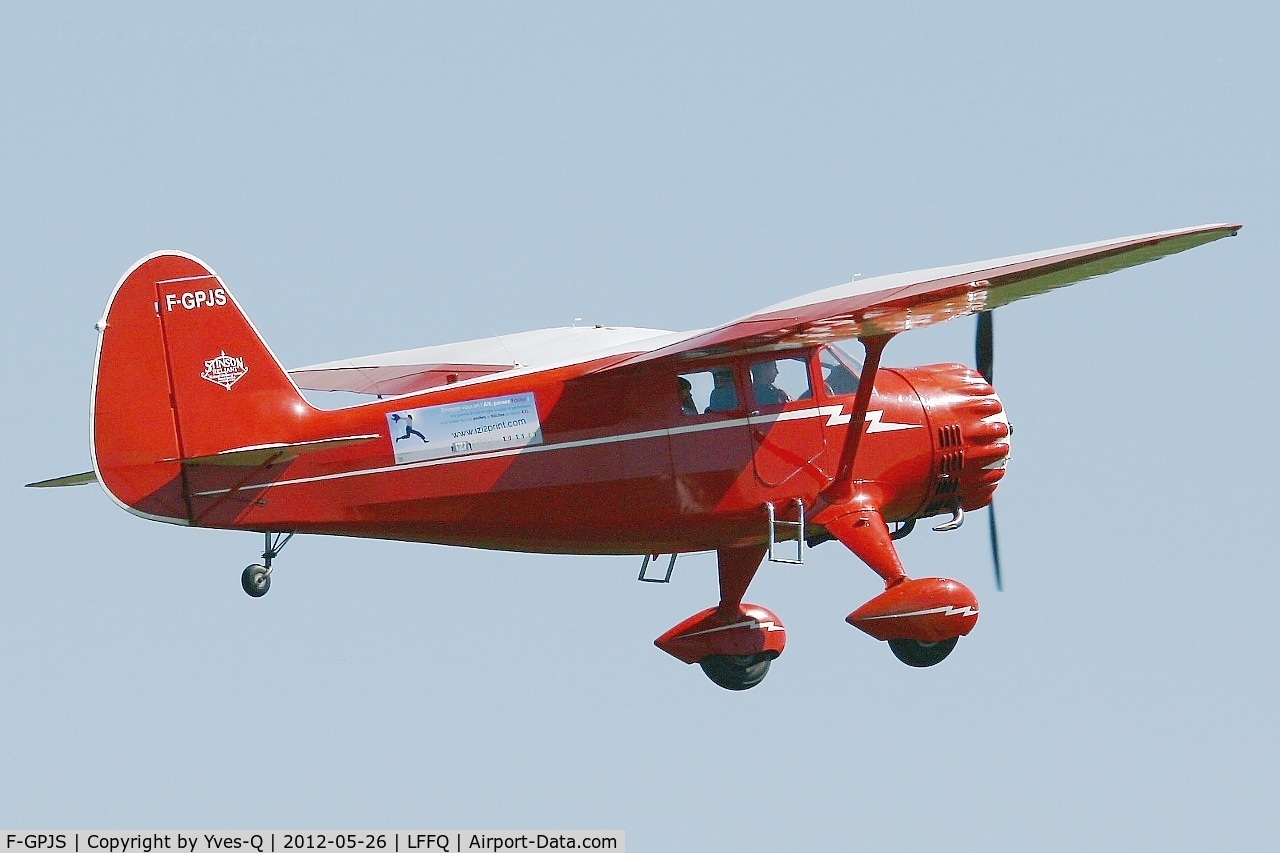 F-GPJS, 1937 Stinson SR-10C Reliant C/N 3-5846, Stinson SR-10C Reliant , La Ferté-Alais Airfield (LFFQ) Air Show 2012