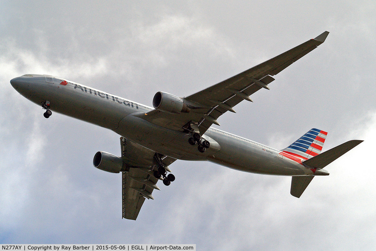 N277AY, 2001 Airbus A330-323 C/N 0380, Airbus A330-323X [380] (American Airlines) Home~G 06/05/2015. On approach 27R.