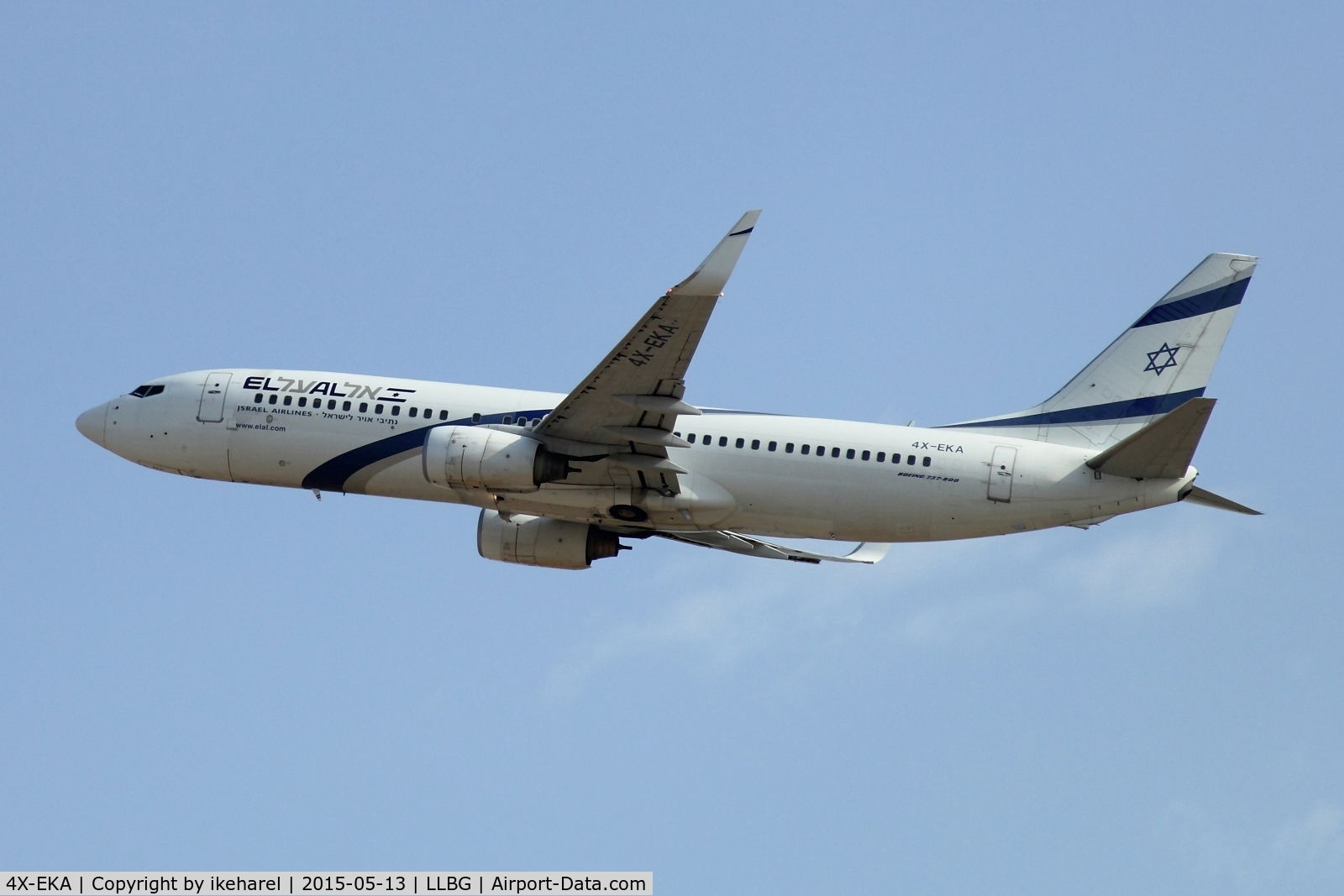 4X-EKA, 1999 Boeing 737-858 C/N 29957, Fly to MXP, Milano, Italia.