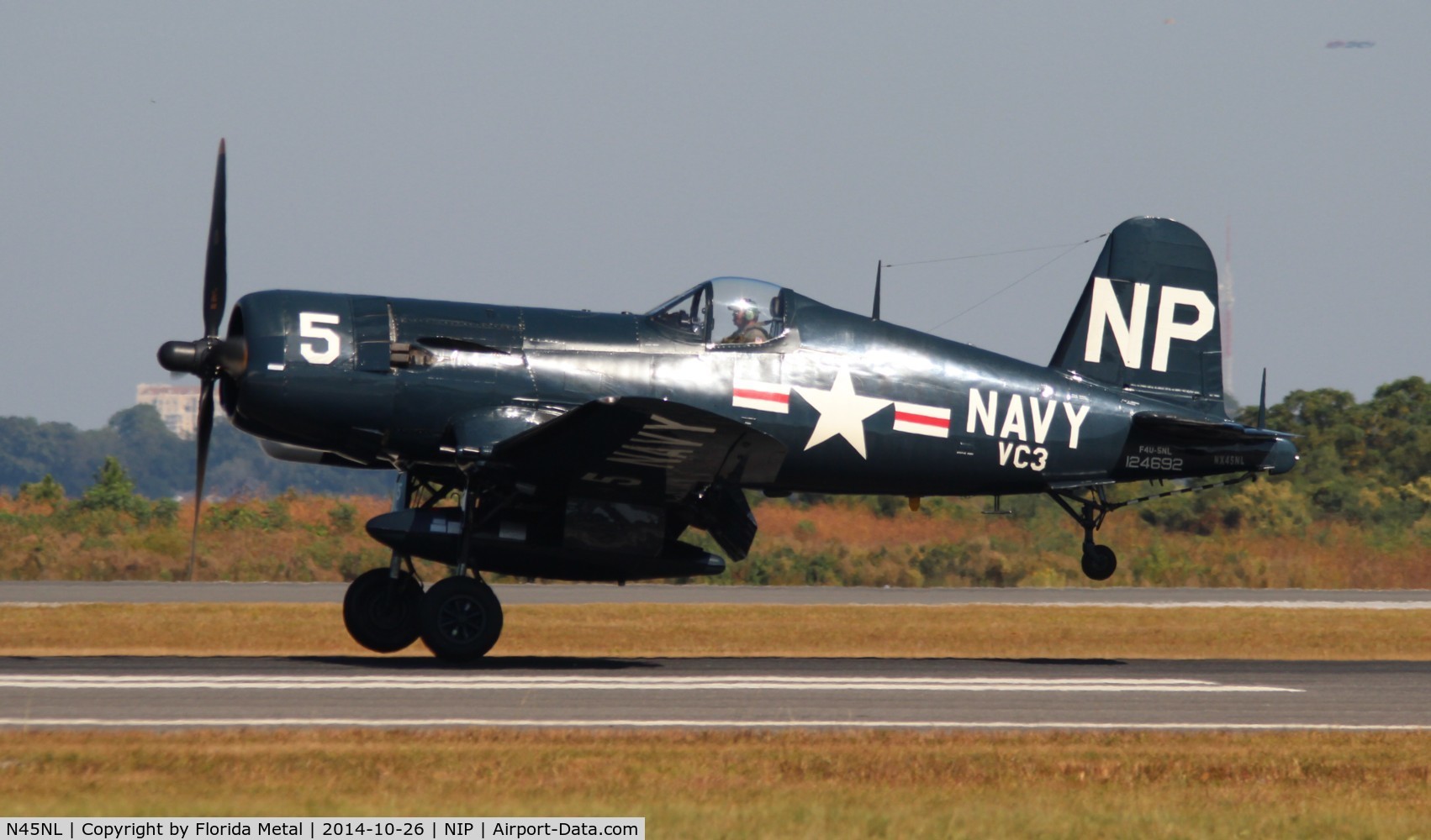 N45NL, 1951 Vought F4U-5NL Corsair C/N 124692, F4U Corsair