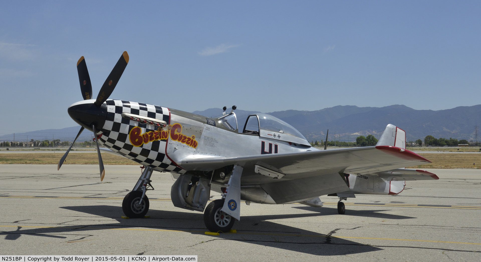 N251BP, 1944 North American P-51D Mustang C/N 44-84753, On display at the 2015 Planes of Fame Airshow