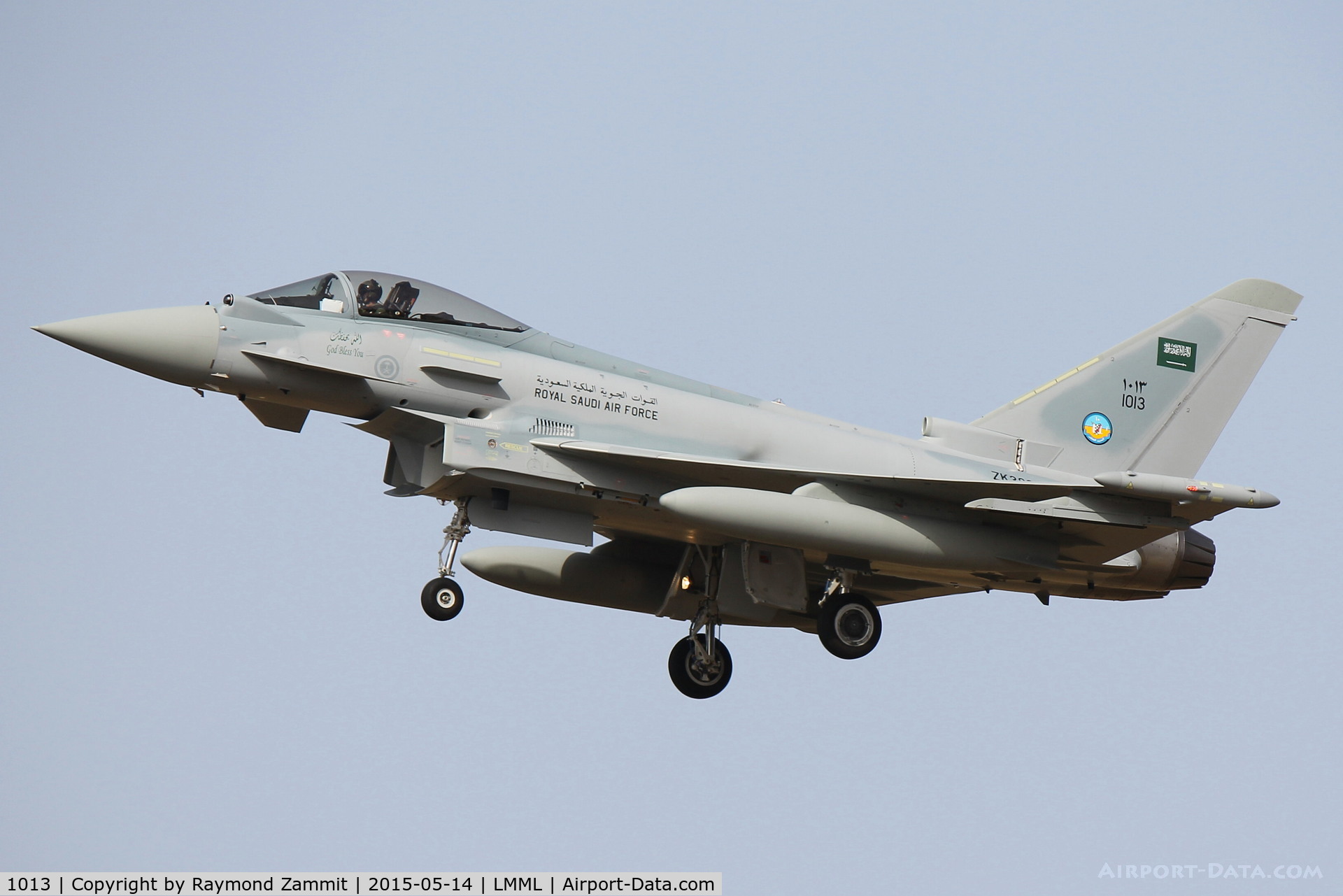 1013, 2015 Eurofighter EF-2000 Typhoon C/N 387/CS023, Eurofighter Typhoon 1013(ZK386) of Royal Saudi Air Force.