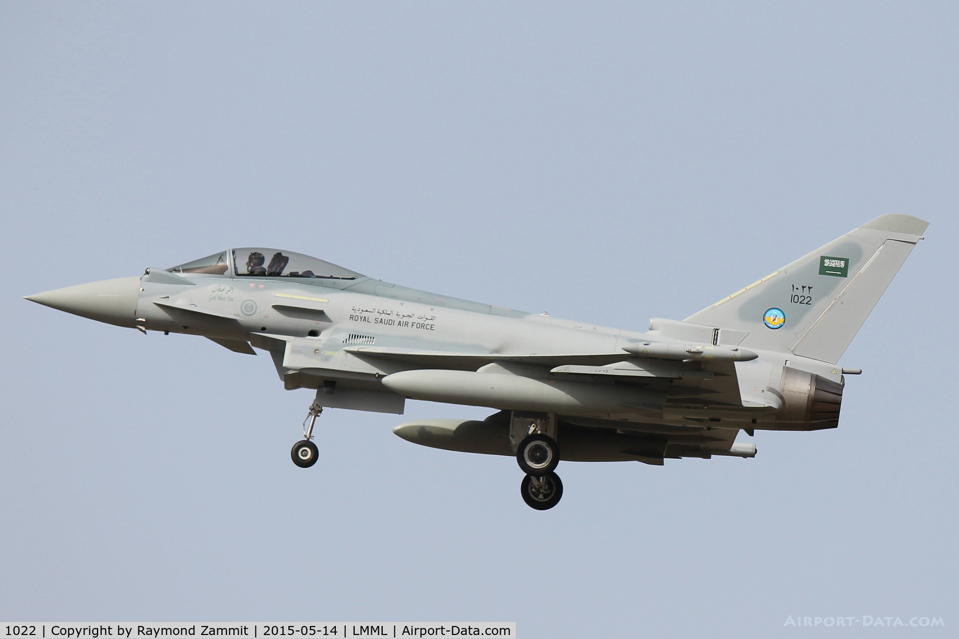 1022, 2015 Eurofighter EF-2000 Typhoon C/N 419/CS028, Eurofighter  EF-2000 Typhoon 1022(ZK393) of Royal Saudi Air Force.