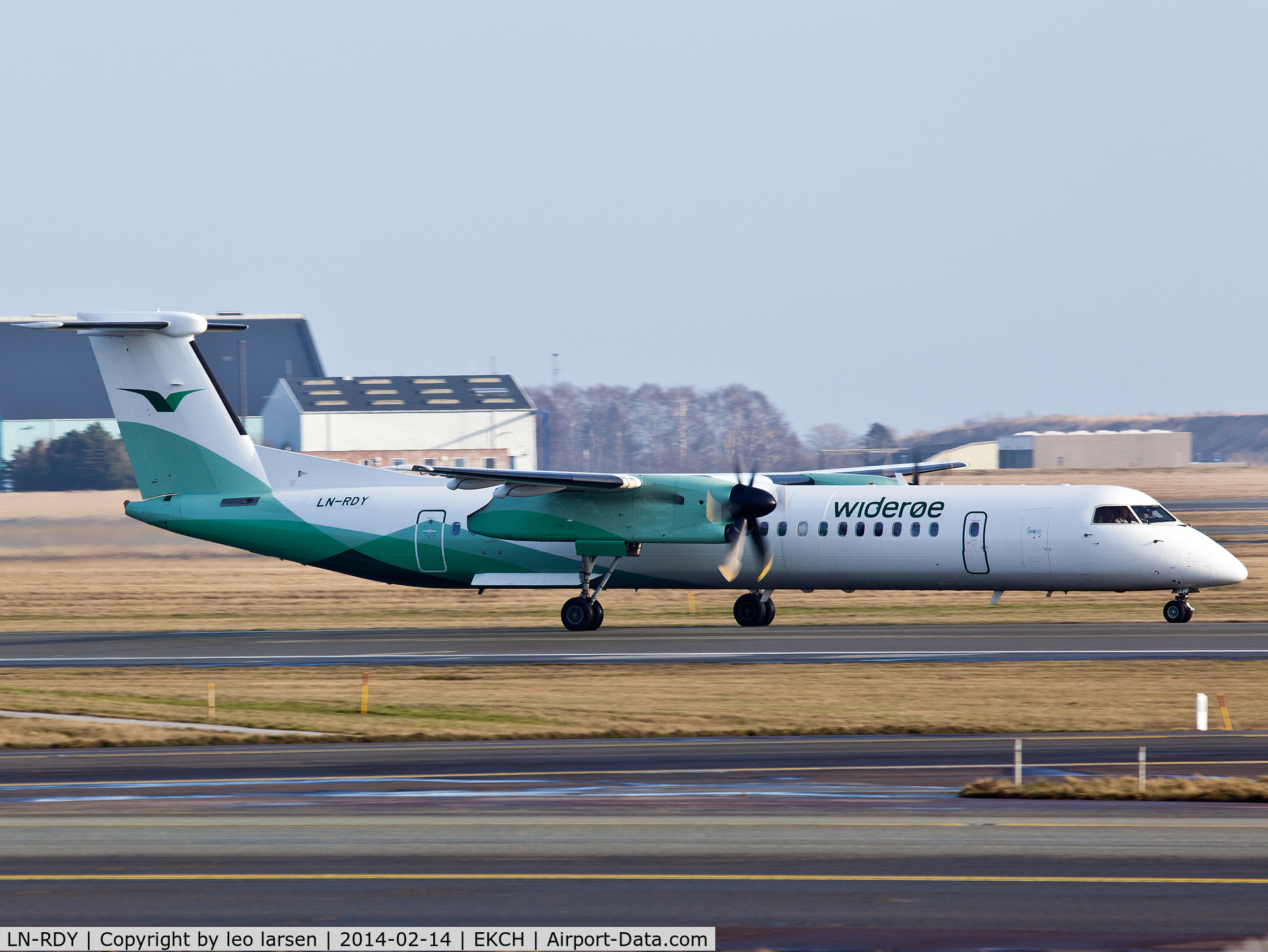 LN-RDY, 2002 De Havilland Canada DHC-8-402Q Dash 8 C/N 4062, Copenhagen 14.2.14