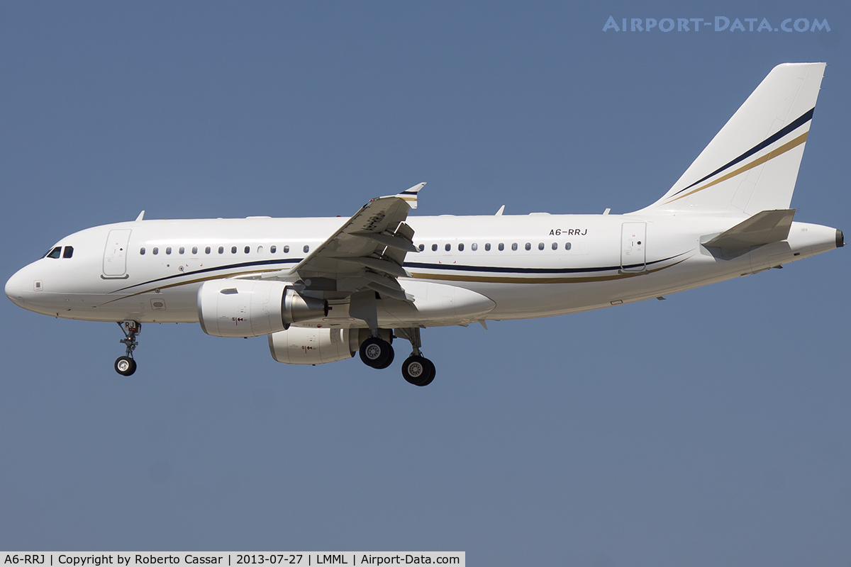 A6-RRJ, 2012 Airbus ACJ319 (A319-115/CJ) C/N 5277, Runway 31