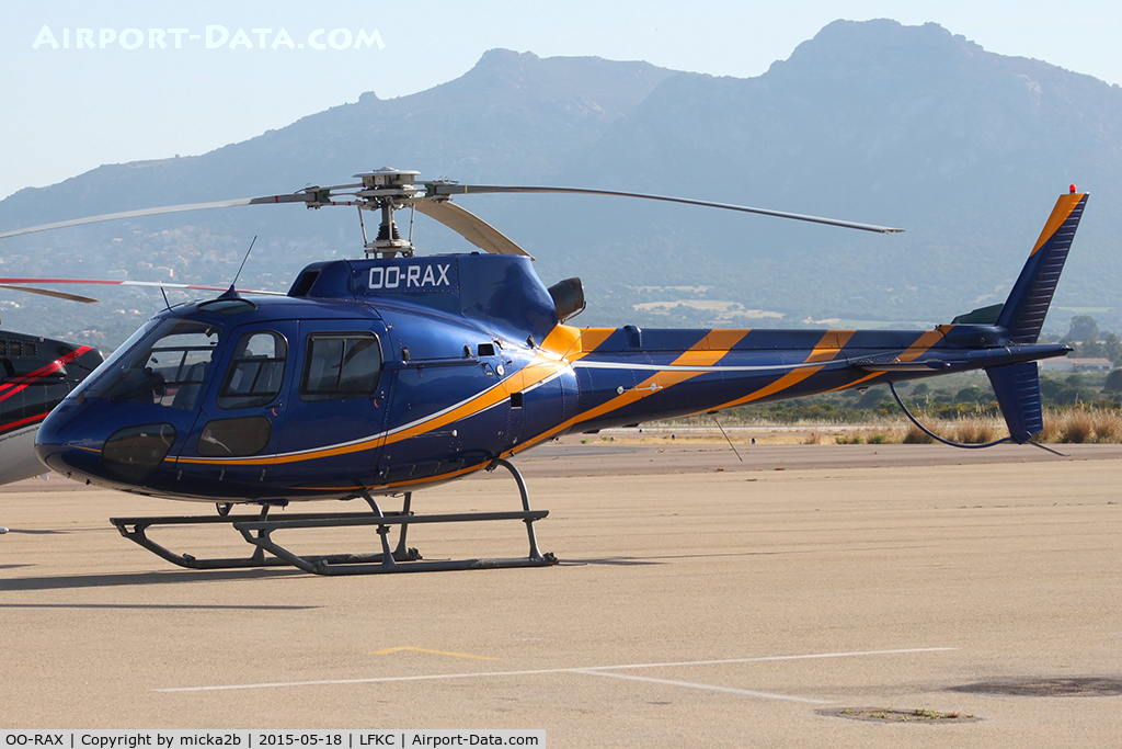 OO-RAX, 1999 Eurocopter AS-350B-2 Ecureuil Ecureuil C/N 9012, Parked
