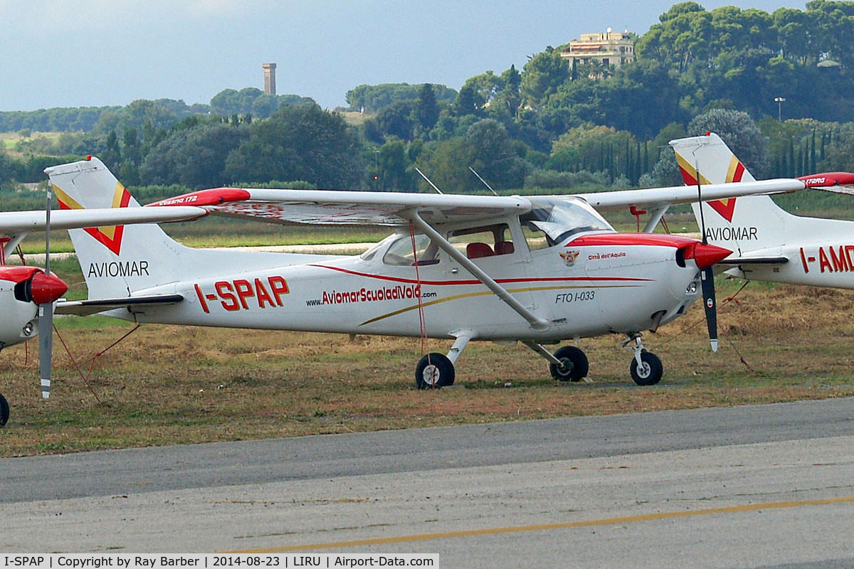 I-SPAP, 1978 Reims F172N Skyhawk C/N 1774, R/Cessna F.172N Skyhawk [1774] (Aviomar) Rome-Urbe~I 23/08/2014