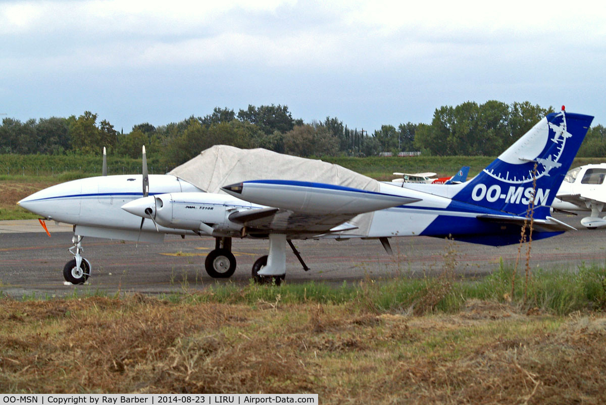 OO-MSN, Cessna 310R C/N 310R0562, Cessna T.310R [310R-0562] Rome-Urbe~I 23/08/2014