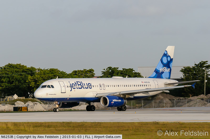 N625JB, 2005 Airbus A320-232 C/N 2535, Ft. Lauderdale