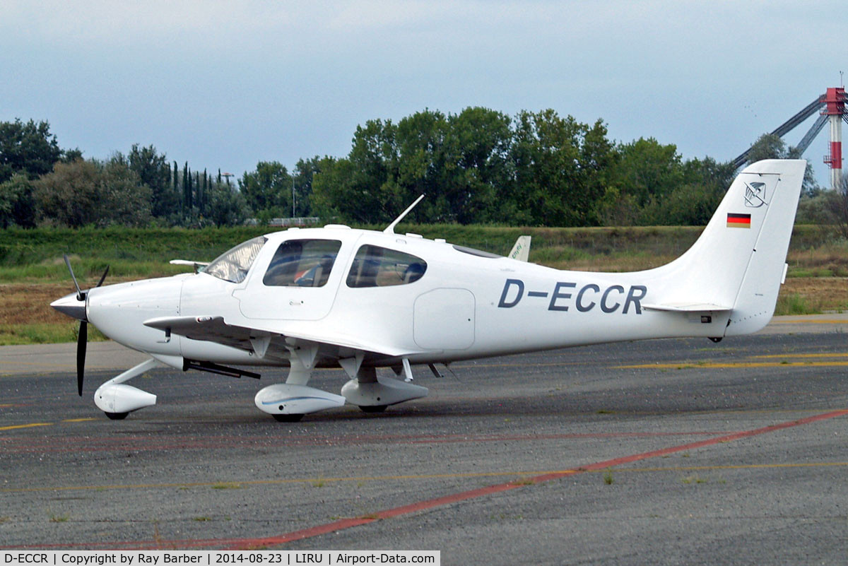 D-ECCR, 2000 Cirrus SR20 C/N 1106, Cirrus Design SR-20 [1106] Rome-Urbe~I 23/08/2014