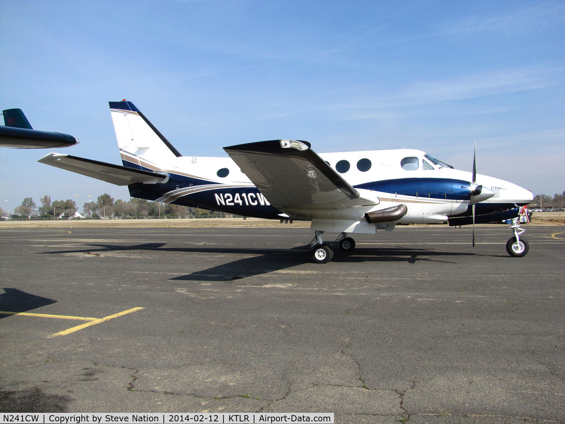 N241CW, 1978 Beech B100 King Air C/N BE-54, Beech B100 King Air @ Mefford Field (Tulare, CA) for 2014 International Ag Expo