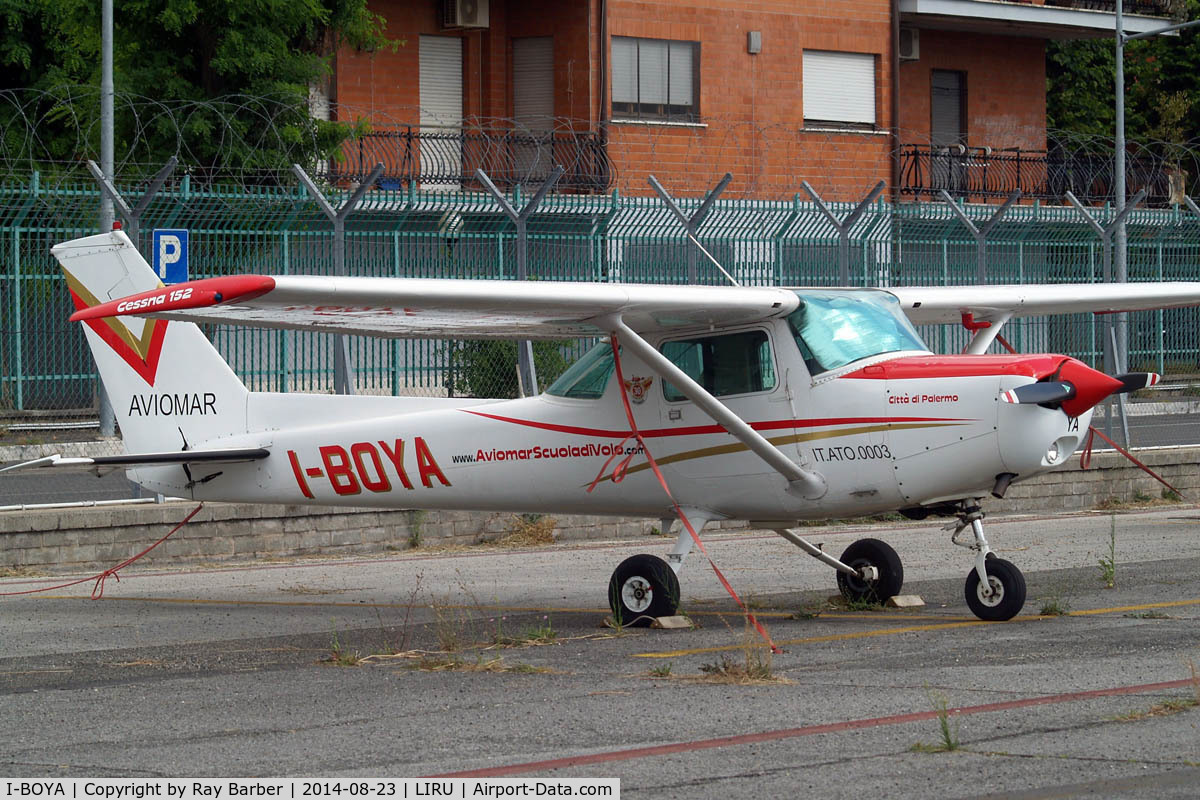 I-BOYA, 1980 Cessna A152 Aerobat C/N A152-0966, Cessna A.152 Aerobat [A152-0966] (Aviomar) Rome-Urbe~I 23/08/2014
