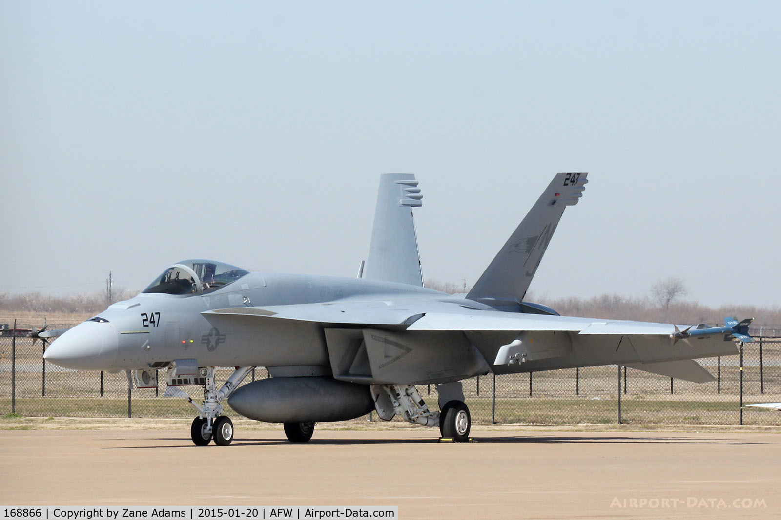 168866, Boeing F/A-18E Super Hornet C/N E-243, At Alliance Airport - Fort Worth, TX