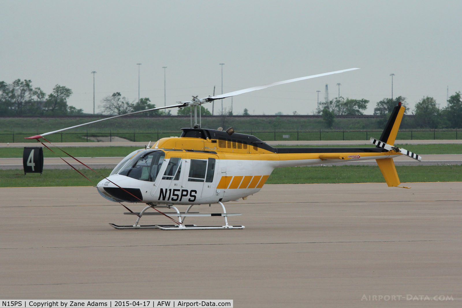 N15PS, 1980 Bell 206B JetRanger III C/N 3024, At Alliance Airport - Fort Worth, TX