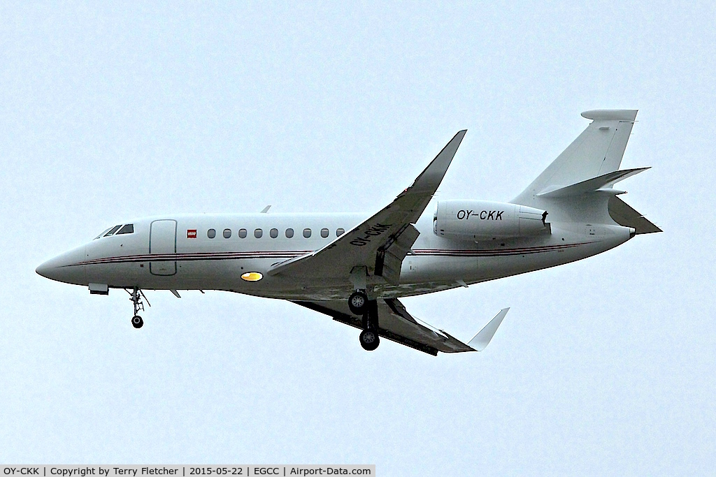 OY-CKK, 2014 Dassault Falcon 2000LX C/N 281, 2014 Dassault Falcon 2000LX, c/n: 281 at Manchester