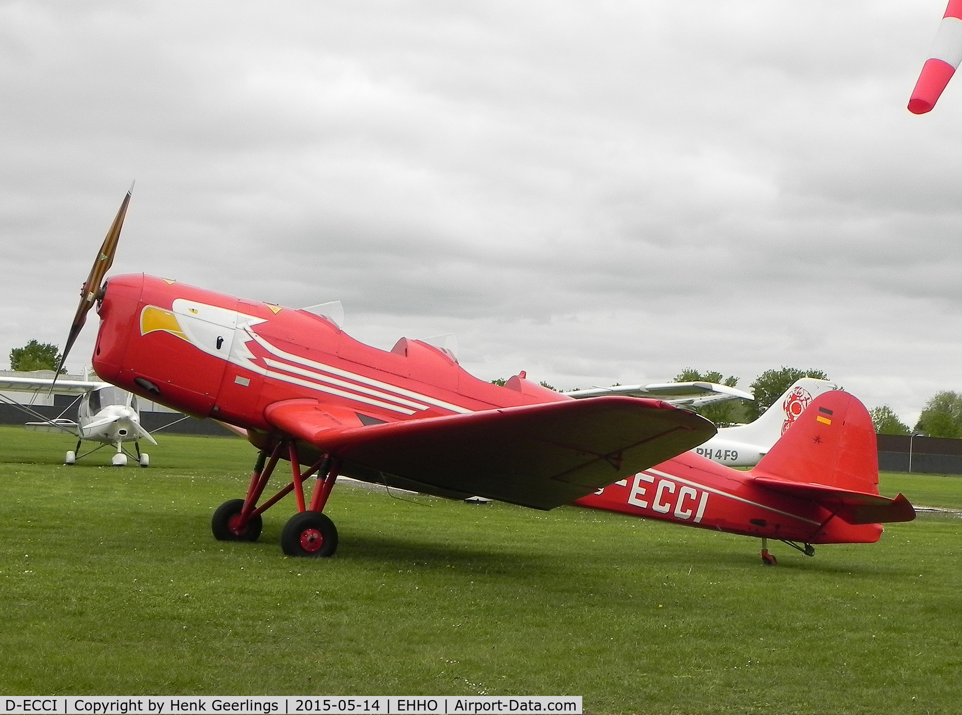 D-ECCI, 1940 Klemm Kl-35D C/N 1904, Hoogeveen Aerodrome Wings &wheels, 14 May 2015