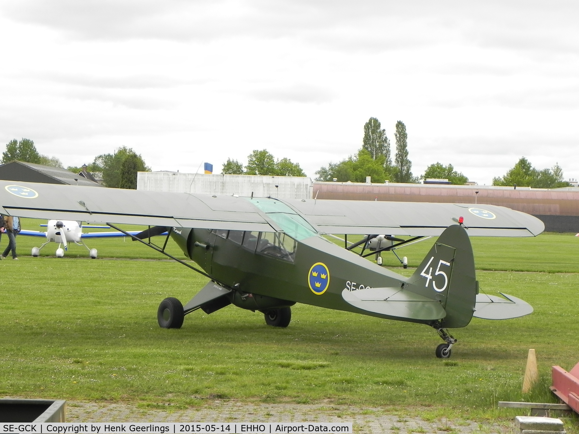 SE-GCK, Piper PA-18-150 Super Cub Super Cub C/N Not found SE-GCK, Hoogeveen Aerodrome  , Wings and Wheels , 14 may 201