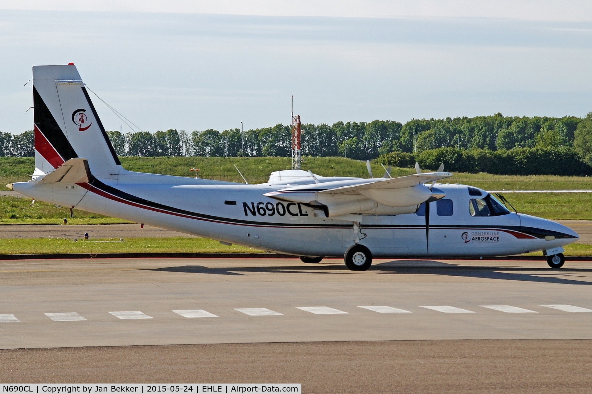 N690CL, 1974 Rockwell International 690A Turbo Commander C/N 11153, Lelystad Airport (Holland)