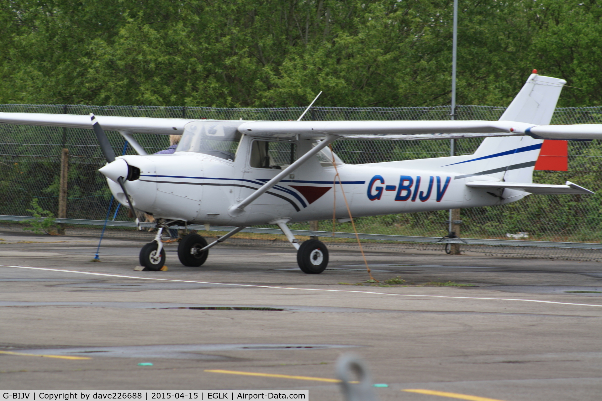 G-BIJV, 1981 Reims F152 C/N 1813, G BIJV REIMS CESSNA F152 C/N 1813TAKEN AT EGLK - BLACKBUSHE BBS 26.04.15