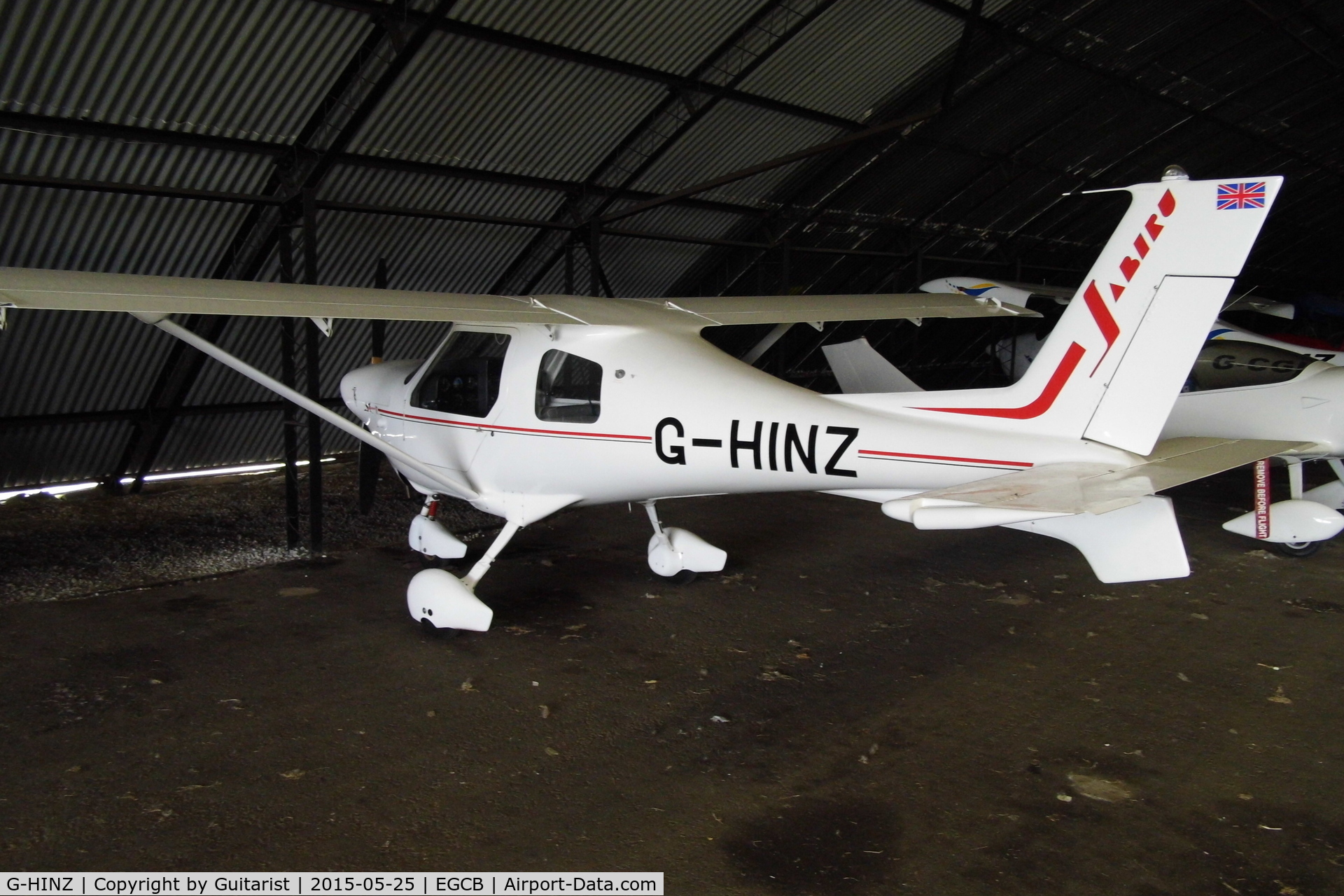 G-HINZ, 2000 Jabiru SK C/N PFA 274-13441, City Airport Manchester