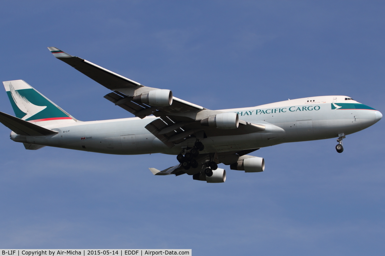 B-LIF, 2009 Boeing 747-467ERF C/N 36871, Cathay Pacific Airways