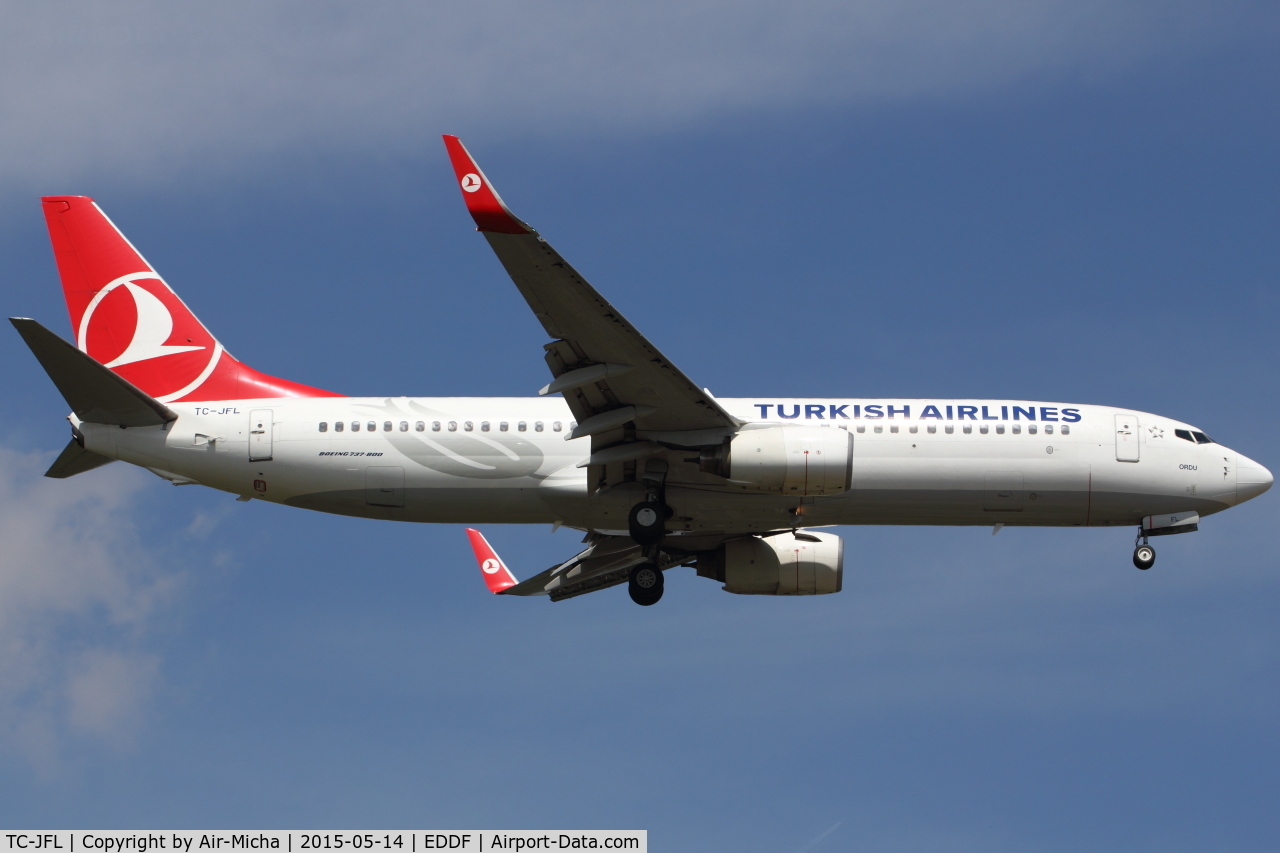 TC-JFL, 1999 Boeing 737-8F2 C/N 29774/269, Turkish Airlines