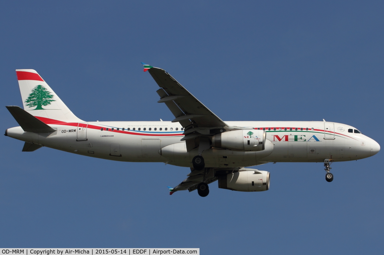 OD-MRM, 2011 Airbus A320-232 C/N 4632, MEA Middle East Airlines