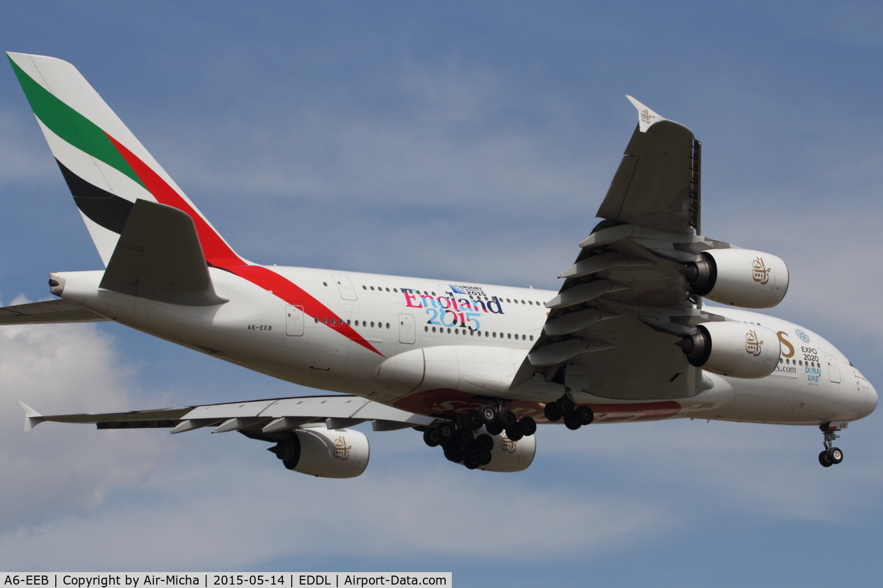 A6-EEB, 2012 Airbus A380-861 C/N 109, Emirates