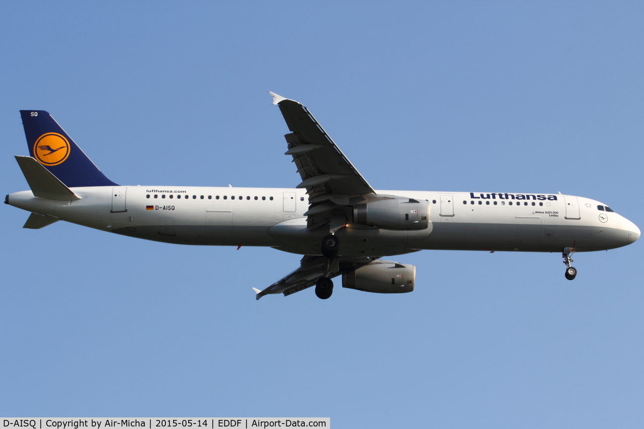 D-AISQ, 2009 Airbus A321-231 C/N 3936, Lufthansa