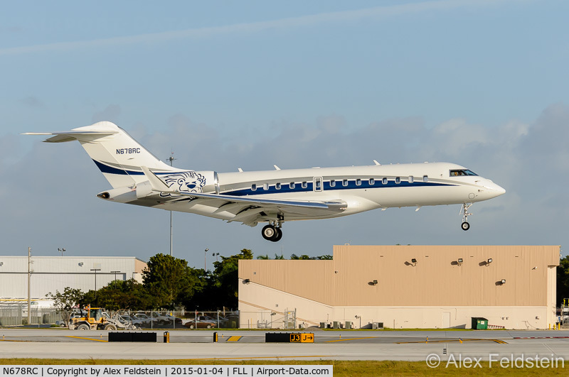 N678RC, Bombardier BD-700-1A11 Global 5000 C/N 9454, Ft. Lauderdale
