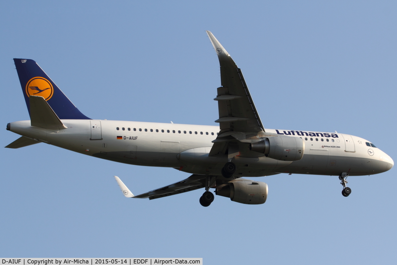 D-AIUF, 2014 Airbus A320-214 C/N 6141, Lufthansa