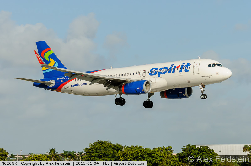 N626NK, 2014 Airbus A320-232 C/N 5999, Ft. Lauderdale