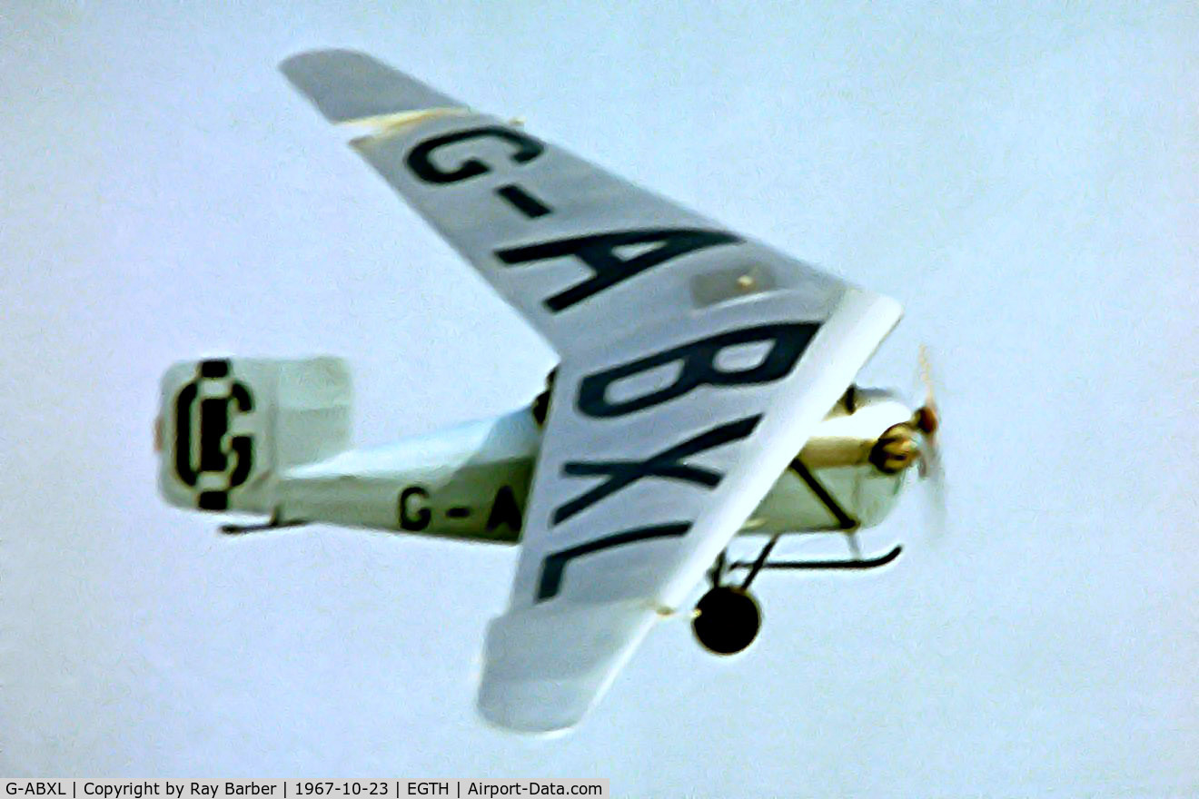 G-ABXL, Granger Archaeopteryx C/N 3A, Granger Archaeopteryx [3A] Old Warden~G 30/06/1974. From a slide.