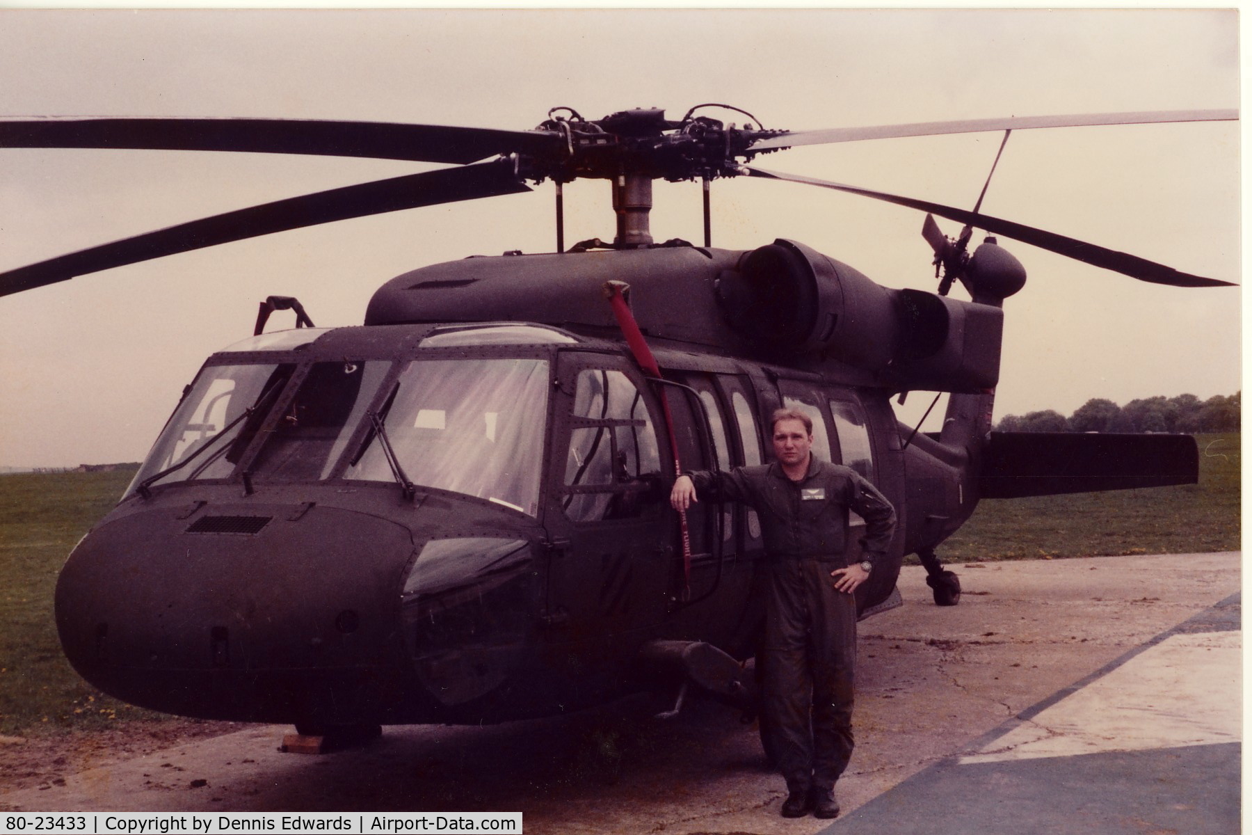 80-23433, 1980 Sikorsky UH-60A Black Hawk C/N 70.191, On the Flightline at Gieb. 1983