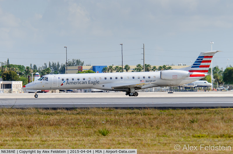 N638AE, 1999 Embraer ERJ-145LR (EMB-145LR) C/N 145172, Miami International