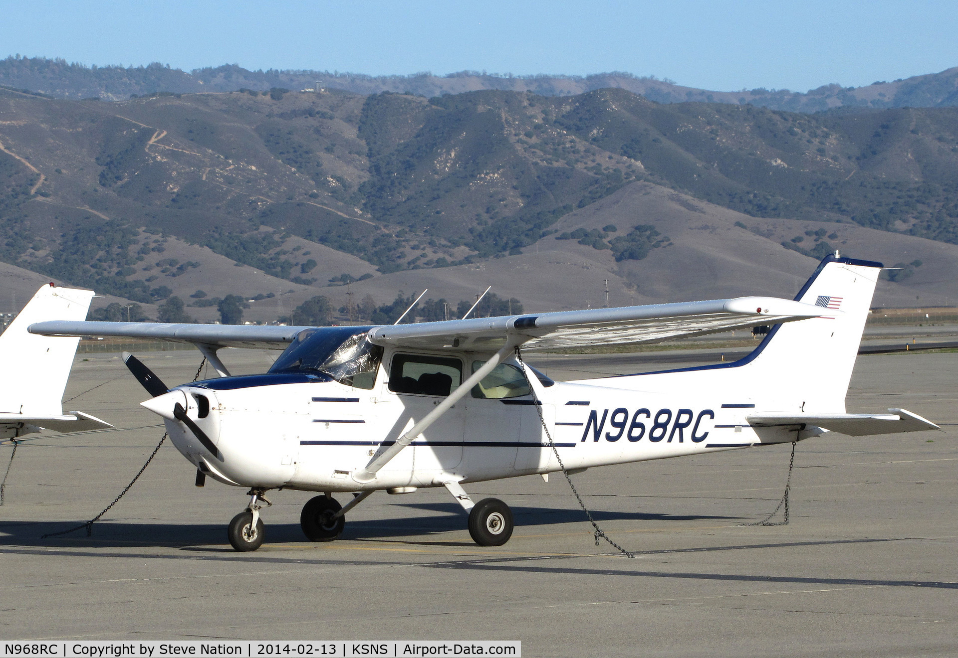 N968RC, 1984 Cessna 172P C/N 17276126, Amelia Reid Aviation LLC (San Jose, CA) Cessna 172P operating out of Salinas Municipal Airport, CA