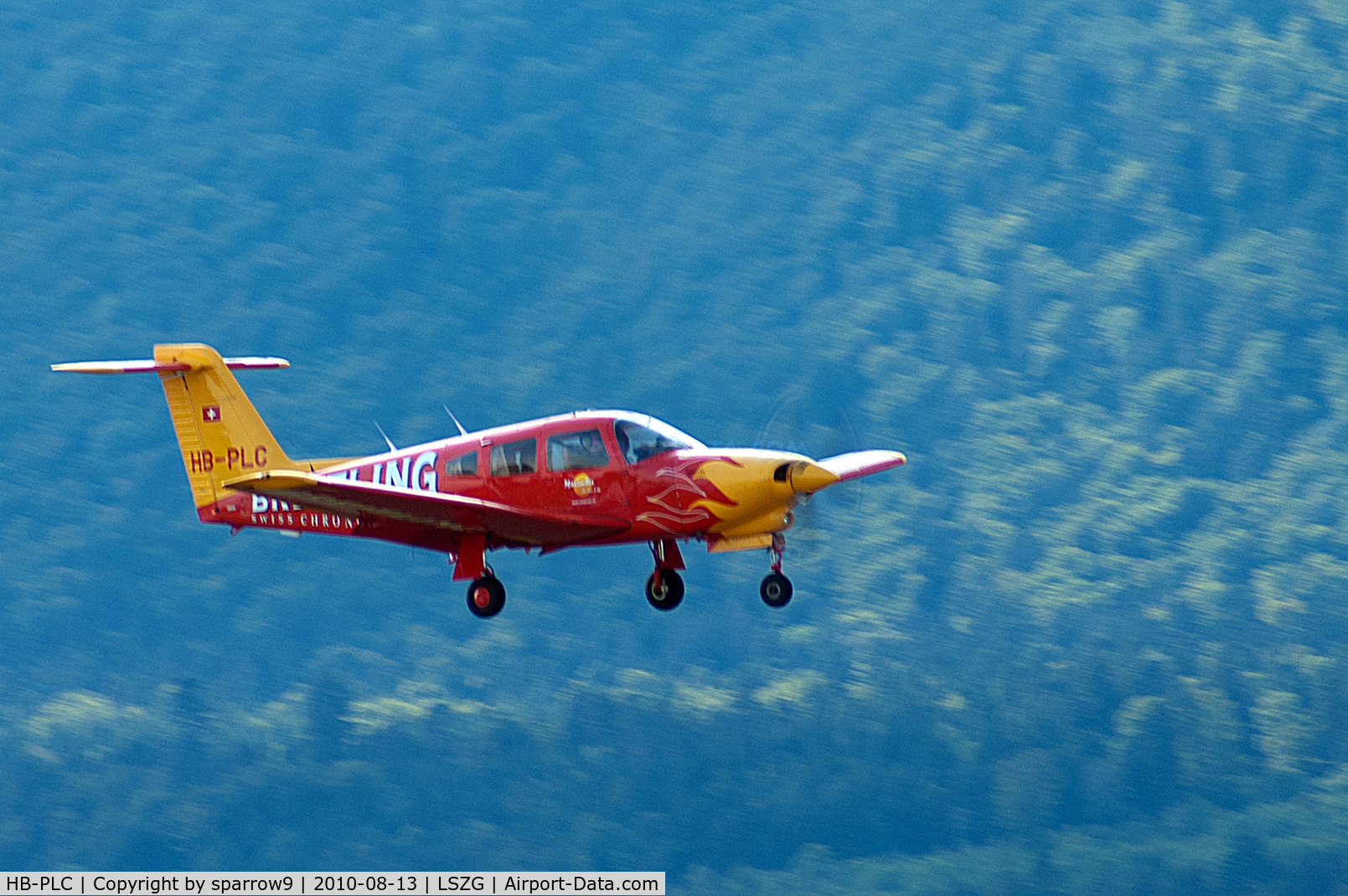 HB-PLC, Piper PA-28RT-201T Turbo Arrow IV Arrow IV C/N 28R-8231056, on final runway 7 LSZG