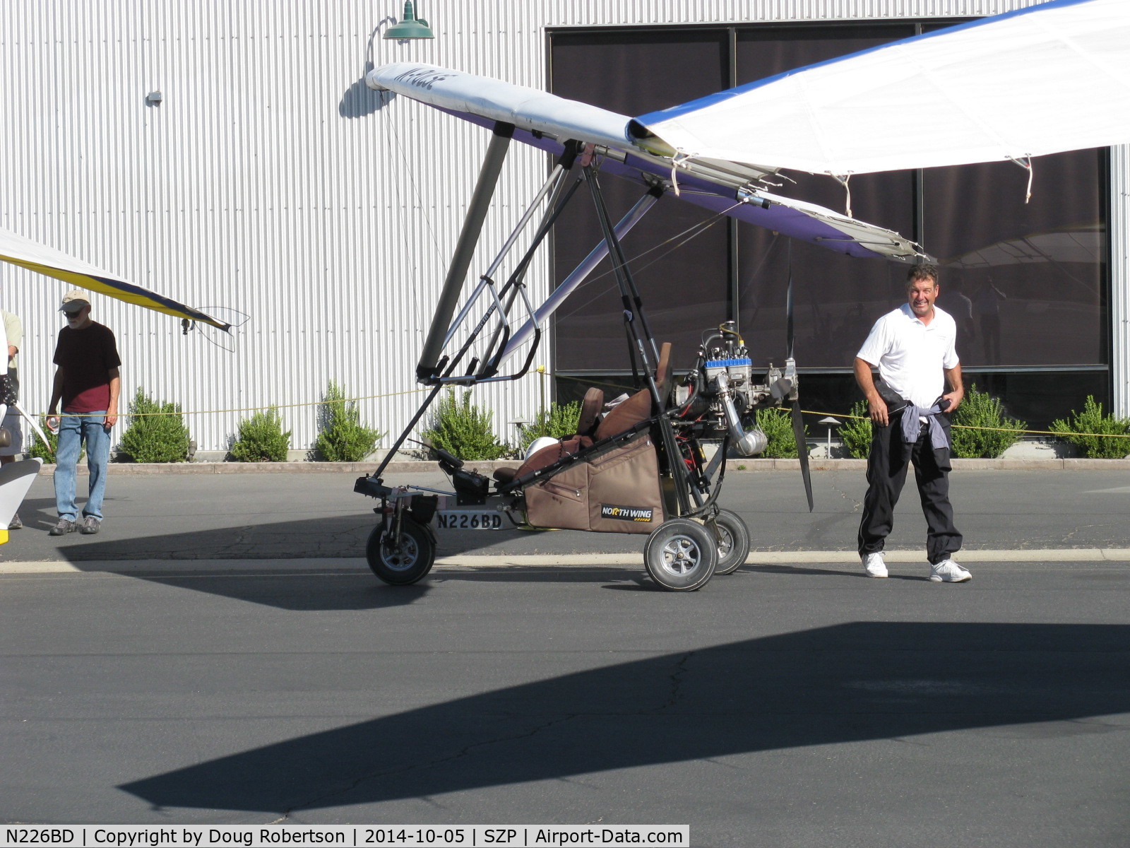 N226BD, North Wing Apache ST C/N 2261107, 2008 North Wing Design APACHE ST, weight-shift control ultralight trike, Rotax 582 pusher