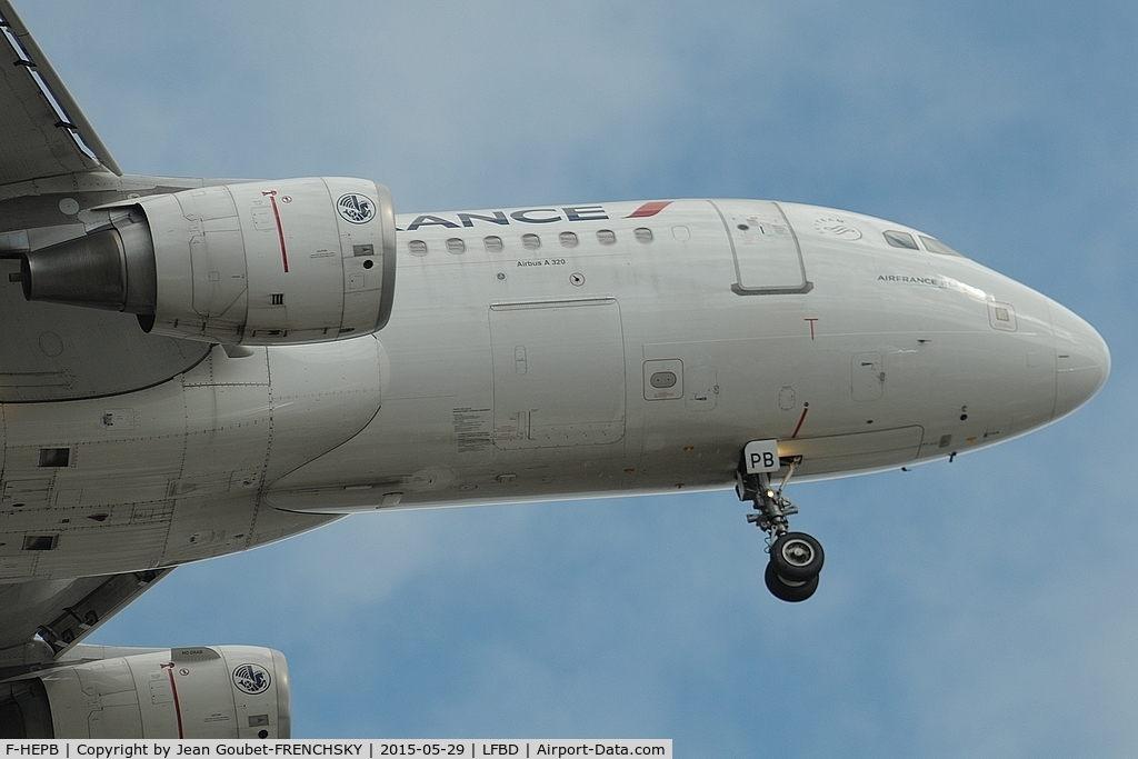 F-HEPB, 2010 Airbus A320-214 C/N 4241, AF 7634 from Paris CDG landing 23