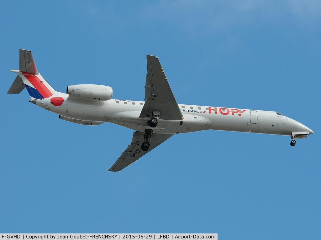F-GVHD, 1999 Embraer ERJ-145LR (EMB-145LR) C/N 145178, HOP A53546 from Strasbourg landing 23