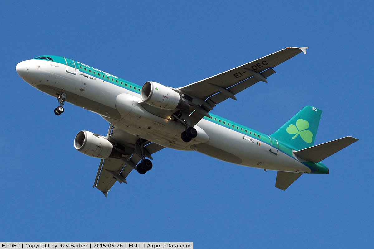 EI-DEC, 2004 Airbus A320-214 C/N 2217, Airbus A320-214 [2217] (Aer Lingus) Home~G 26/05/2015. On approach 27R.