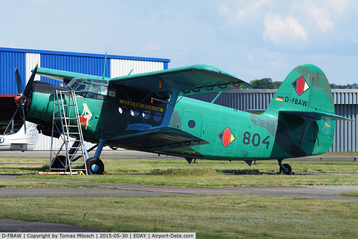 D-FBAW, Antonov An-2T C/N 1G160-01, Airport Strausberg near Berlin/Germany