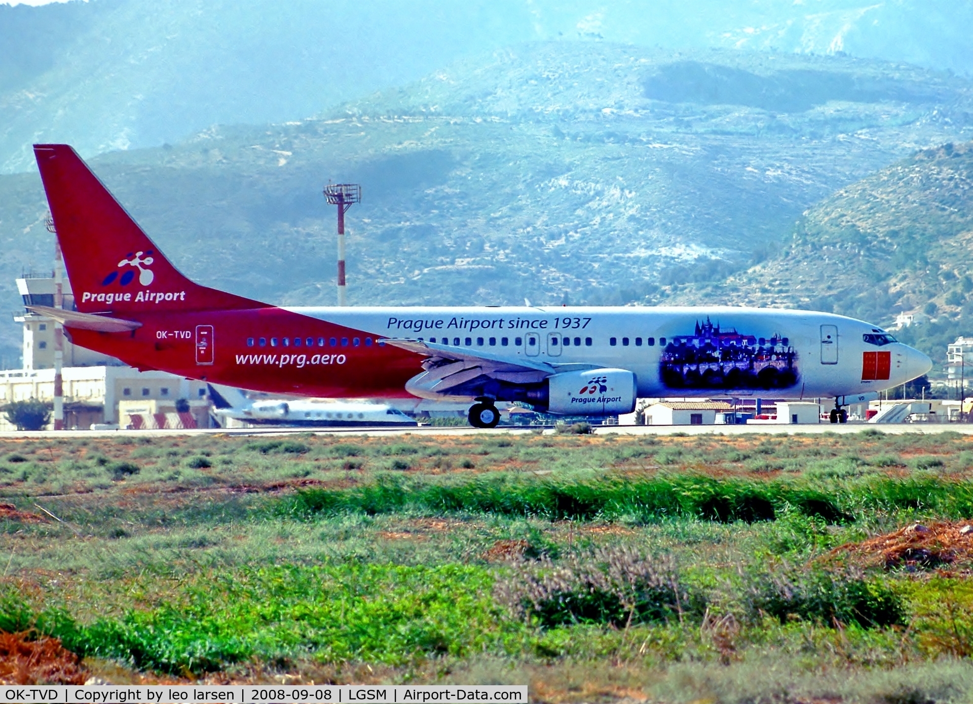OK-TVD, 1999 Boeing 737-86N C/N 28595, Samos Greece 8.9.08