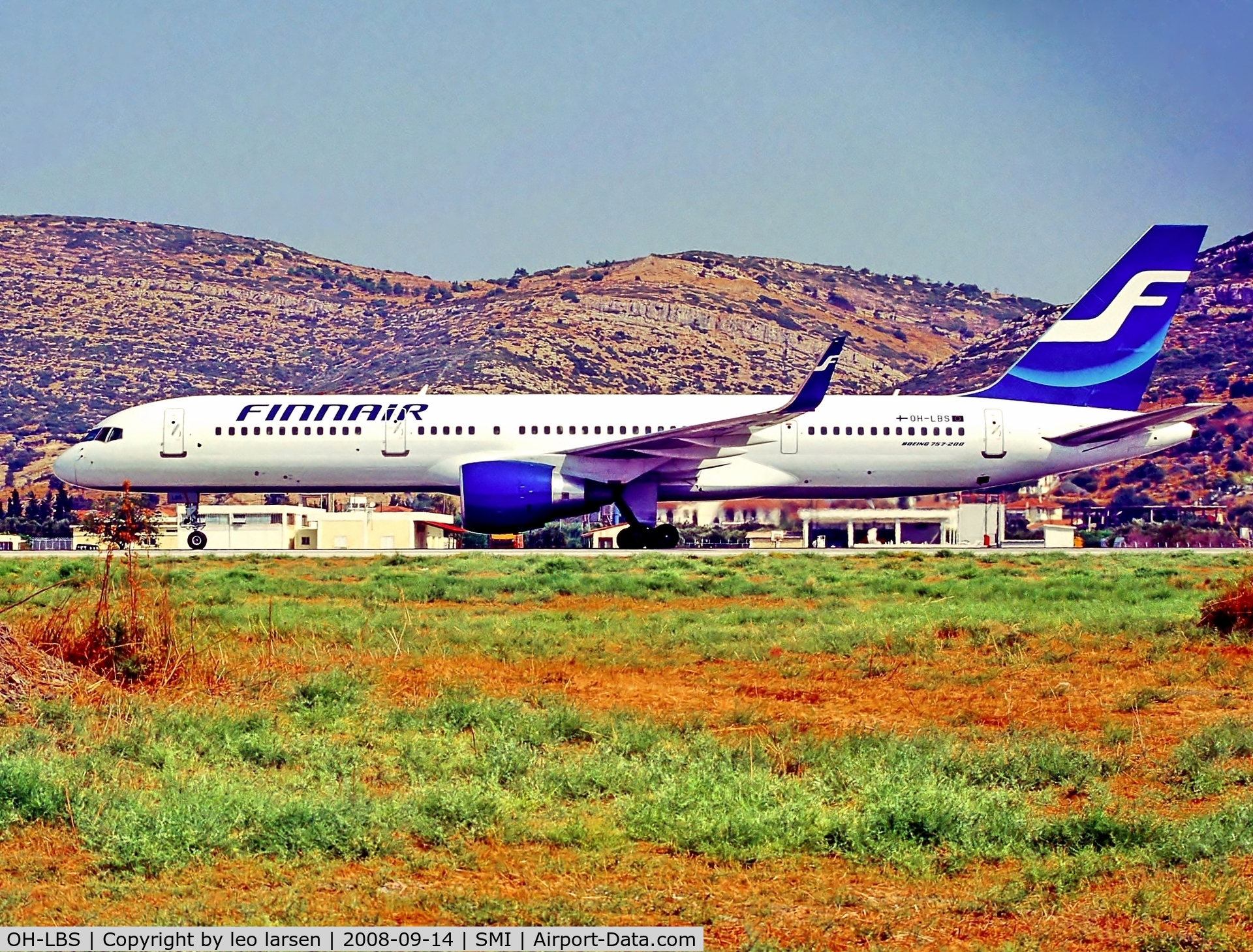 OH-LBS, 1998 Boeing 757-2Q8 C/N 27623, Samos Greece 14.9.08