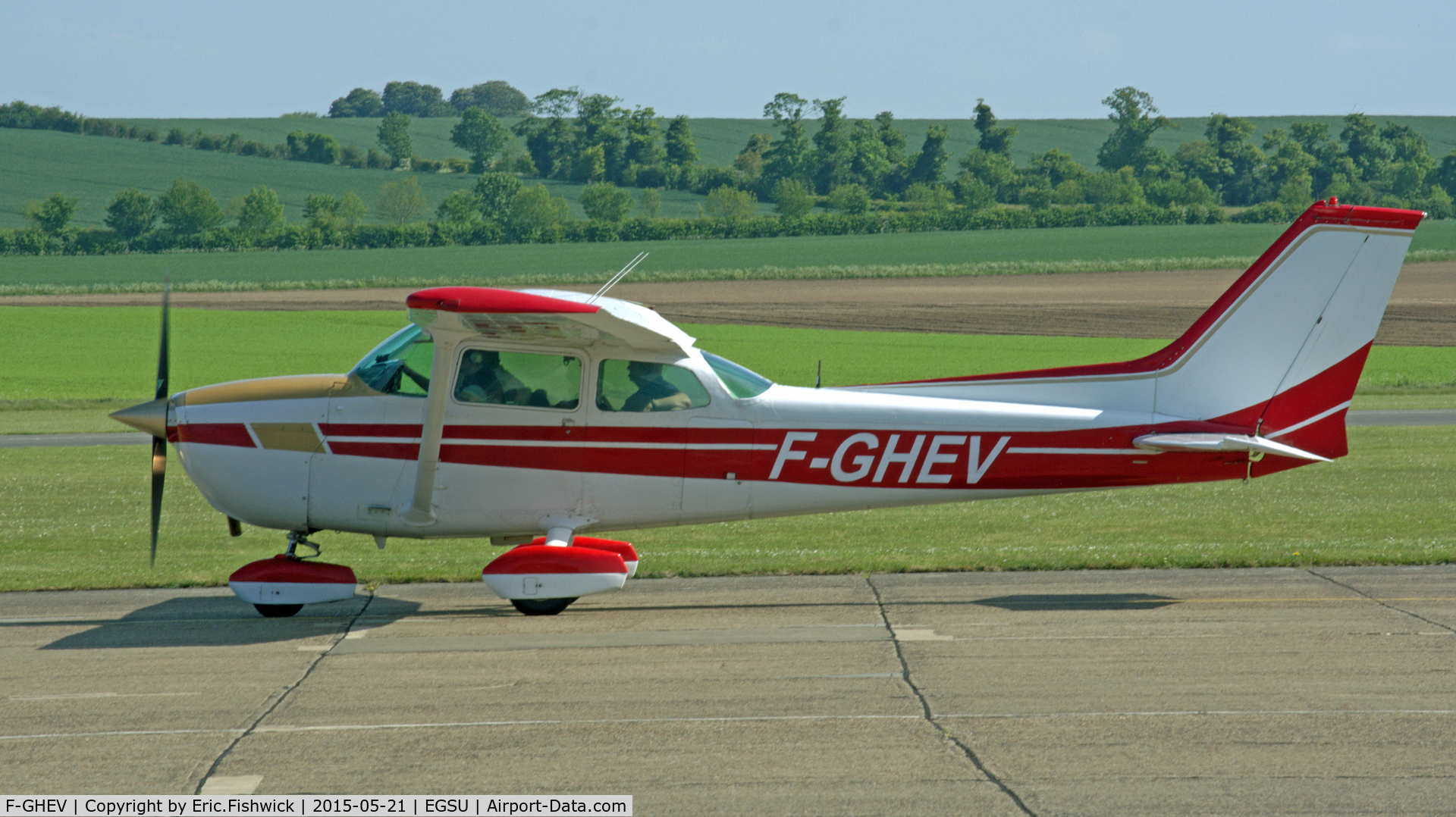 F-GHEV, Reims F172N Skyhawk C/N 172-69730, 1. F-GHEV at Duxford Airfield.