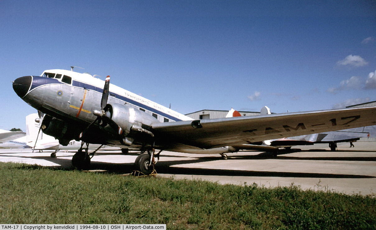 TAM-17, Douglas DC-3 C/N 0000, Scanned from slide.