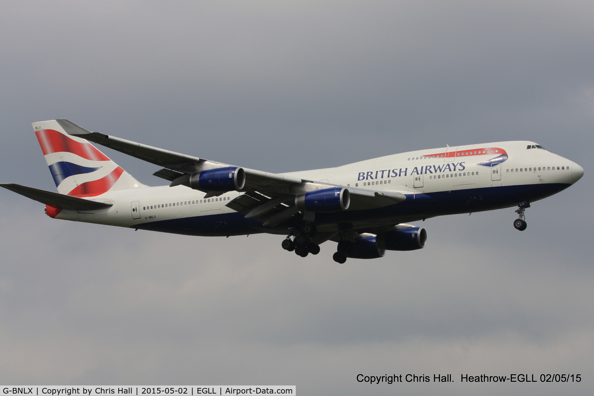 G-BNLX, 1992 Boeing 747-436 C/N 25435, British Airways