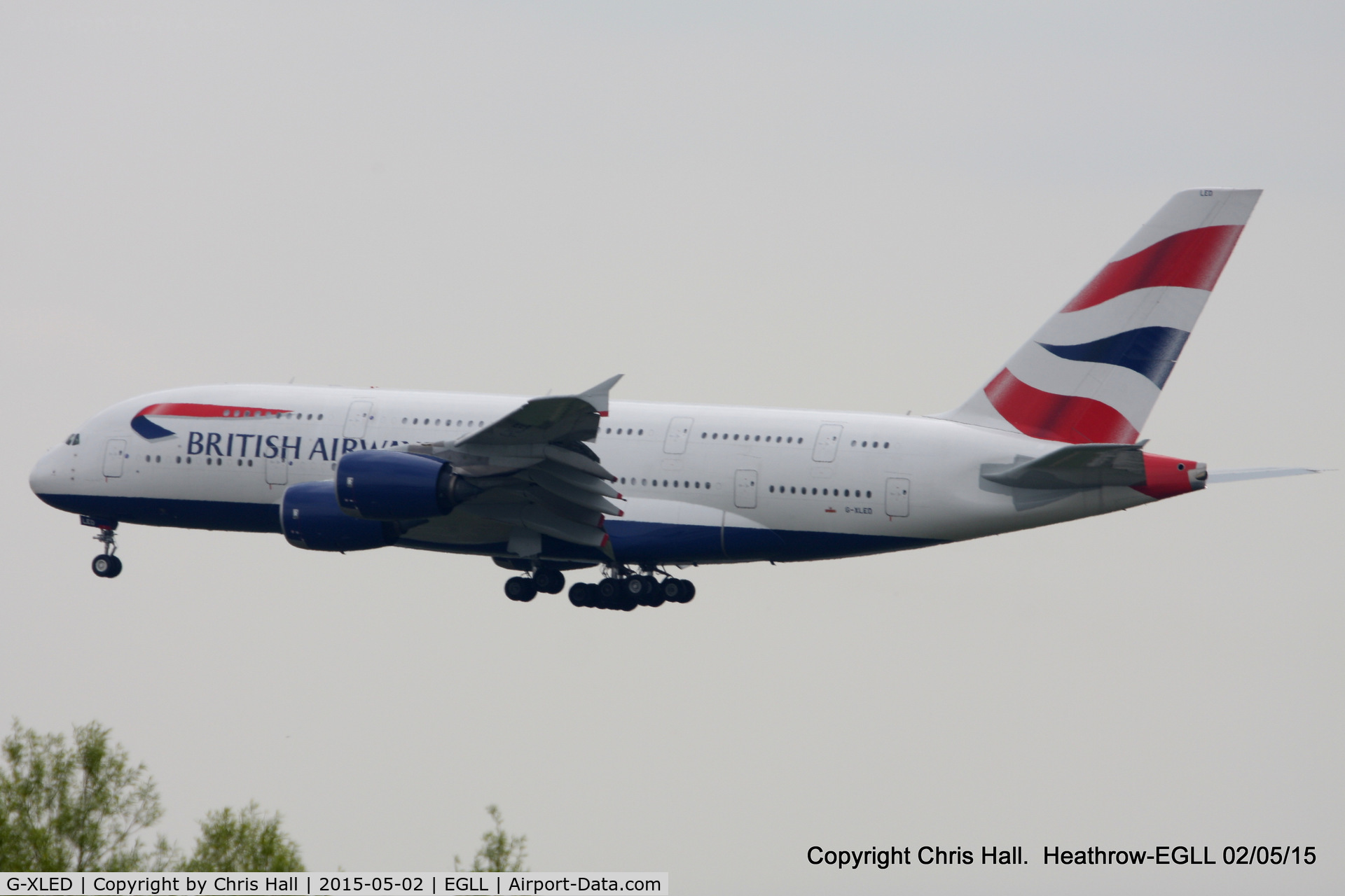 G-XLED, 2013 Airbus A380-841 C/N 144, British Airways