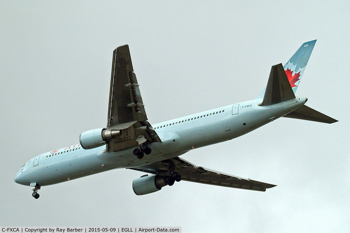 C-FXCA, 1990 Boeing 767-375/ER C/N 24574, Boeing 767-375ER [24574] (Air Canada) Home~G 09/05/2015. On approach 27R.