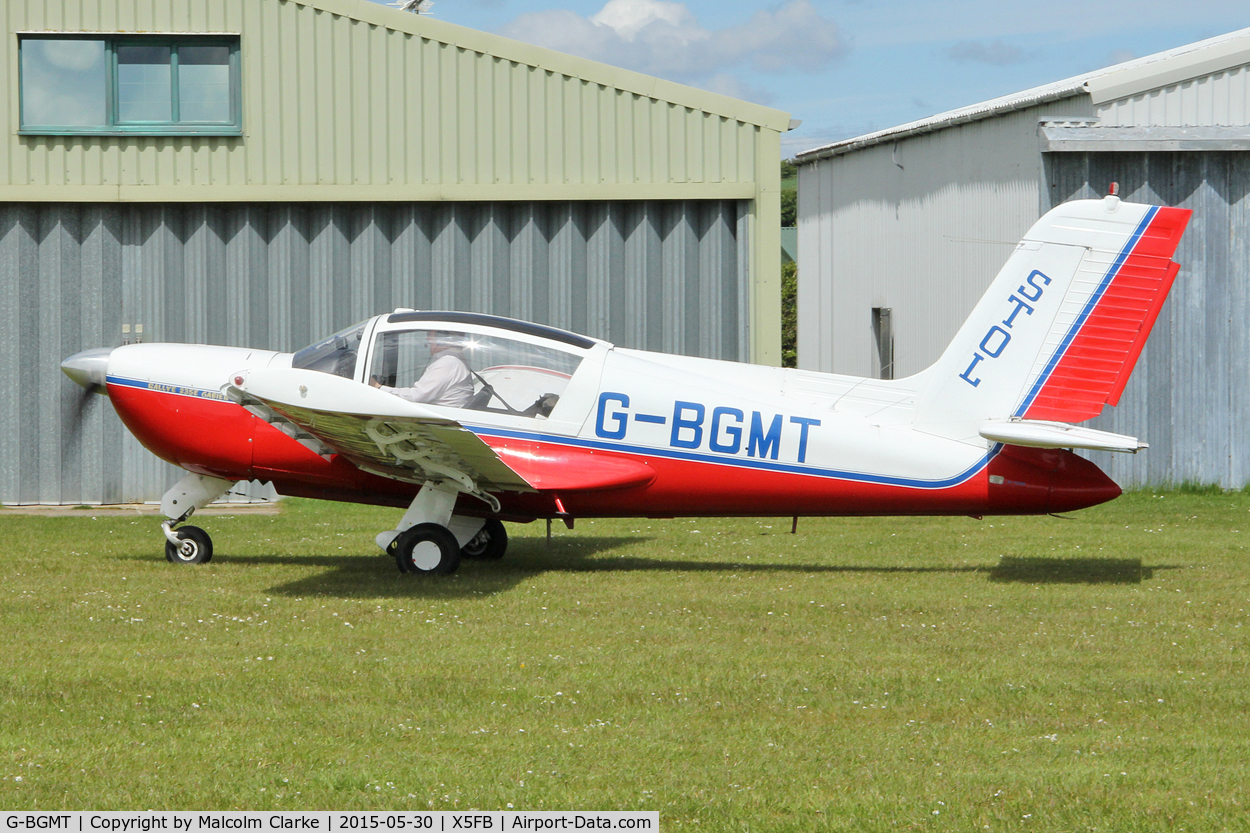 G-BGMT, 1978 Socata Rallye 235E Gabier C/N 13126, Socata Rallye 235E resident at Fishburn Airfield UK, May 30th 2015.
